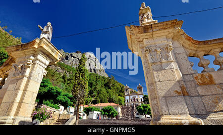 Portugal: Sanctuary Our Lady of Peneda in National Park Peneda Geres Stock Photo