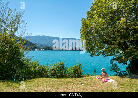Lake Annecy. Haute-Savoie. France. Europe Stock Photo