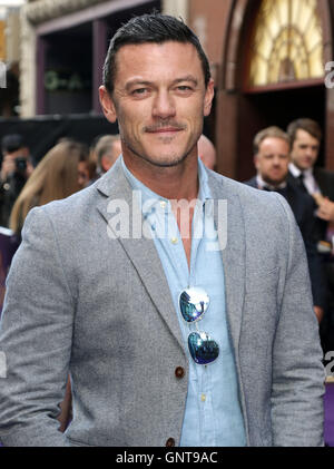 June 15, 2016 - Luke Evans attending Disney's Aladdin Musical Press Night at Prince Edward Theatre in London, UK. Stock Photo