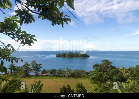 Marovo Lagoon in Solomon Islands Stock Photo