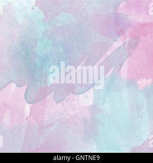 Abstract vector hand-drawn watercolor background Stock Vector