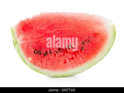 watermelon slice isolated on the white background. Stock Photo