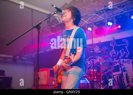 London, UK. 01st Sep, 2016. Gary Jarman of The Cribs performs at Oval Space on September 01, 2016 in London, England. Credit:  Michael Jamison/Alamy Live News Stock Photo