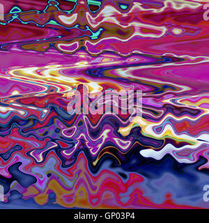 Abstract coloring background of the fire life span gradient with visual pinch,wave,shear and twirl effects-good for your design Stock Photo