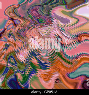 Abstract coloring background of the pastels gradient with visual wave and zigzag effects Stock Photo