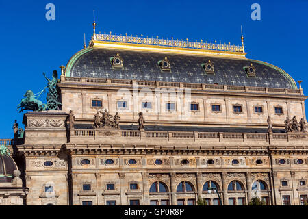 National Theatre building, Prague, Czech Republic Stock Photo