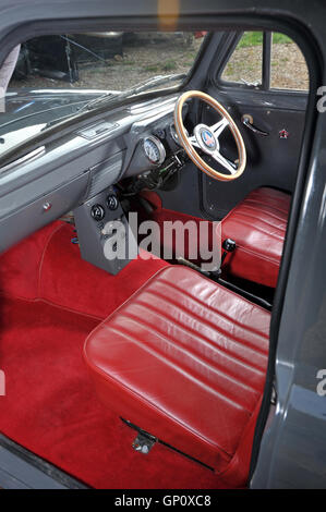 Classic Ford Thames van from the 1960s, cab interior Stock Photo