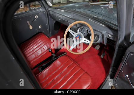 Classic Ford Thames van from the 1960s, cab interior Stock Photo