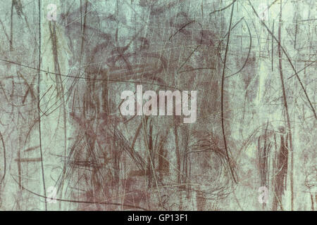 Abstract metal background with scratches Stock Photo