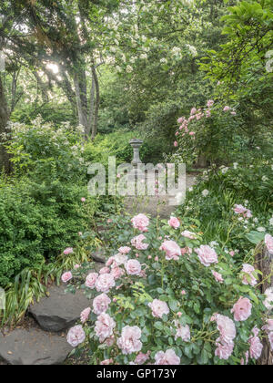 Central Park, New York City Shakespeare Garden Stock Photo