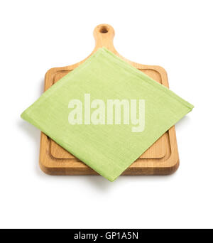 cutting board isolated on white background Stock Photo