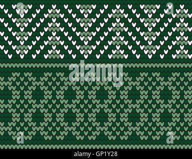 Seamless Traditional Knitting Motif Stock Vector
