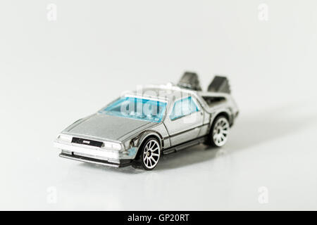 A detail close-up of car toy (movie merchandise) Stock Photo