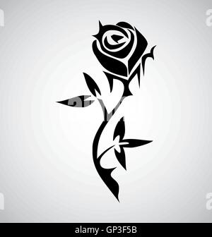 tribal roses tattoos designs