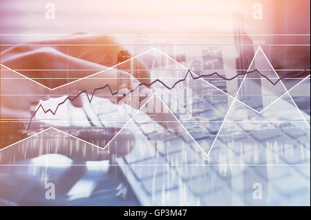 business and finance, modern technologies, forex background Stock Photo