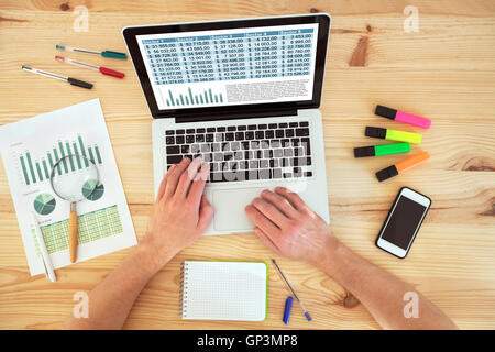 accounting and financial planning Stock Photo