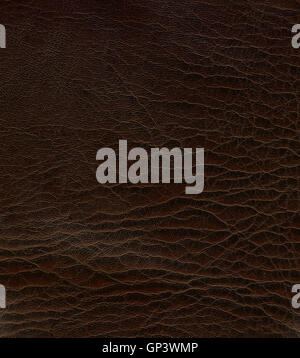 Synthetic brown leather texture background Stock Photo
