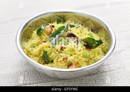 lemon sevai, lemon idiyappam, south indian breakfast cuisine Stock Photo