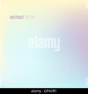Halftone background. Color square shape banner Stock Vector