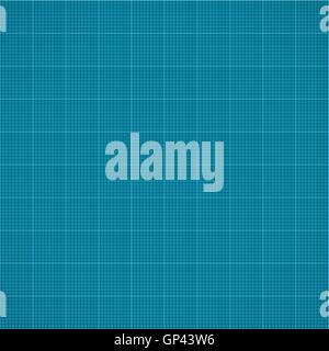 Graph seamless millimeter grid paper. Vector engineering background Stock Vector