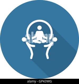 Support Icon. Flat Design. Stock Vector