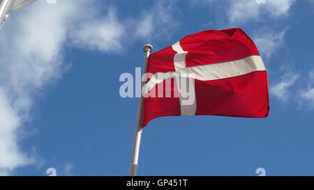 DENMARK - Danish flag. Photo Tony Gale