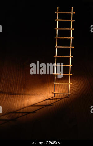 Wooden Ladder Stock Photo