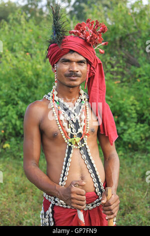 Gendi dance, bastar, chhattisgarh, india, asia Stock Photo