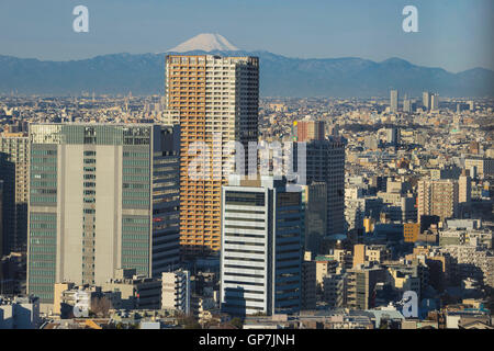 Aerial view of tokyo, japan Stock Photo