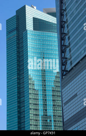 Glass panelled buildings, tokyo, japan Stock Photo - Alamy