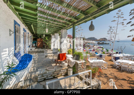 Gumusluk seaside village in Bodrum,The Aegean Coast,Turkey Stock Photo
