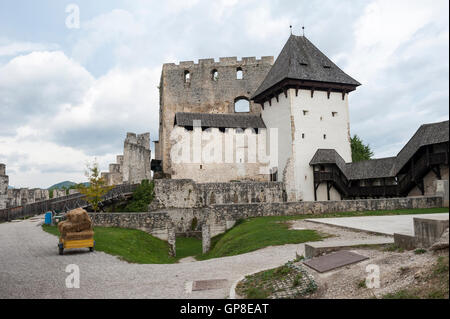 Celje Upper Castle, Celje, Styria region, Slovenia, Europe Stock Photo