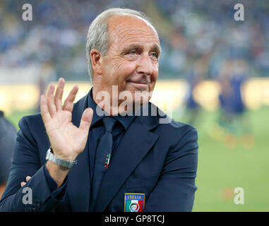 Bari, Italy. 1st Sep, 2016. Giampiero Ventura the friendly soccer match between Italy and France at the San Nicola stadium in Bari Italy. © Ciro De Luca/ZUMA Wire/ZUMAPRESS.com/Alamy Live News Stock Photo