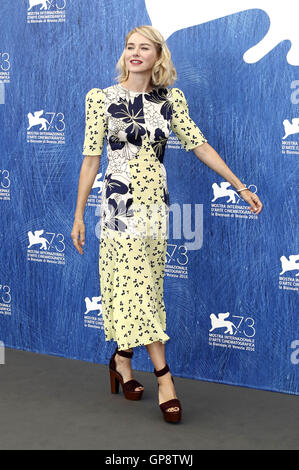 Venice, Italy. 02nd Sep, 2016. Naomi Watts during the 'The Bleeder' photocall at the 73rd Venice International Film Festival on September 02, 2016 | Verwendung weltweit/picture alliance Credit:  dpa/Alamy Live News Stock Photo