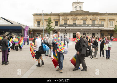 Gay Pride demonstration Reading Stock Photo