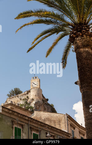 Castello Dei Conti, Modica, Sicily, Italy Stock Photo