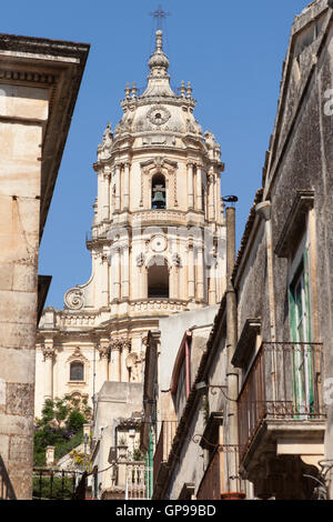 Cathedral of San Giorgio, Modica, Sicily, Italy Stock Photo