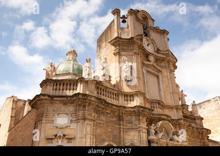 Chiesa Anime Sante Del Purgatorio, Trapani, Sicily, Italy Stock Photo