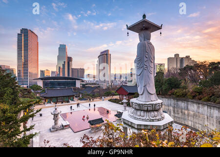 seoul city korea Stock Photo