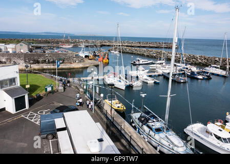 Ballycastle harbour and marina, Northern Ireland. Stock Photo