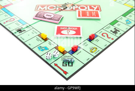 Monopoly Board Game Stock Photo