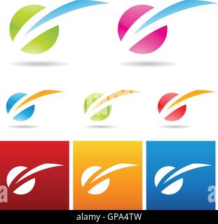 vector illustration of colorful light struck icon Stock Vector