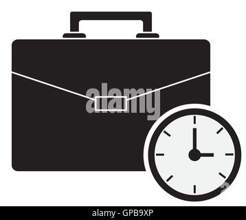 handle time clock isolated icon vector illustration design Stock Vector ...
