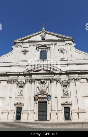 Front of the church of the Gesu in Rome Stock Photo - Alamy