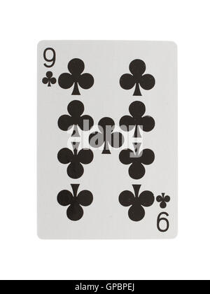 Playing card, nine of hearts Stock Photo: 115846473 - Alamy