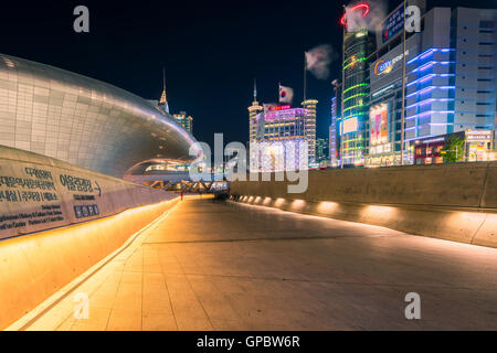 Dongdaemun Design Plaza,in seoul korea. Stock Photo