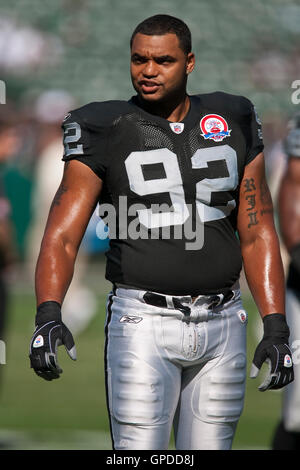 Lot Detail - RICHARD SEYMOUR 9/20/2009 OAKLAND RAIDERS THROWBACK GAME WORN  JERSEY (RAIDERS COA)