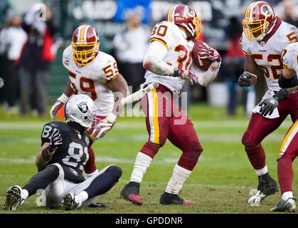 December 13, 2009; Oakland, CA, USA; Washington Redskins safety LaRon  Landry (30) during the second quarter against the Oakland Raiders at  Oakland-Alameda County Coliseum. Washington defeated Oakland 34-13 Stock  Photo - Alamy