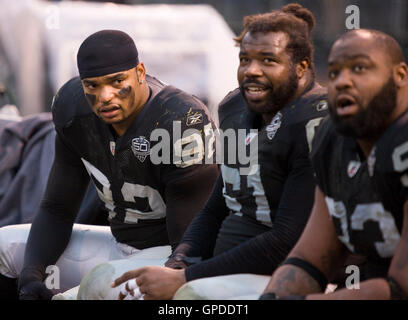 Oakland Raiders' Richard Seymour during an NFL football game against the  Denver Broncos in Oakland, Calif., Sunday, Sept. 27, 2009. (AP Photo/Ben  Margot Stock Photo - Alamy