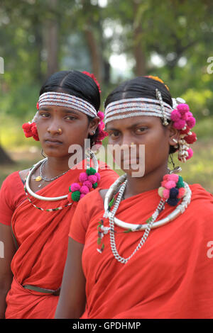 Tribal men dressed traditionally at Mainpat ( Chhattisgarh state, India),  Stock Photo, Picture And Rights Managed Image. Pic. Y6V-3277868 |  agefotostock